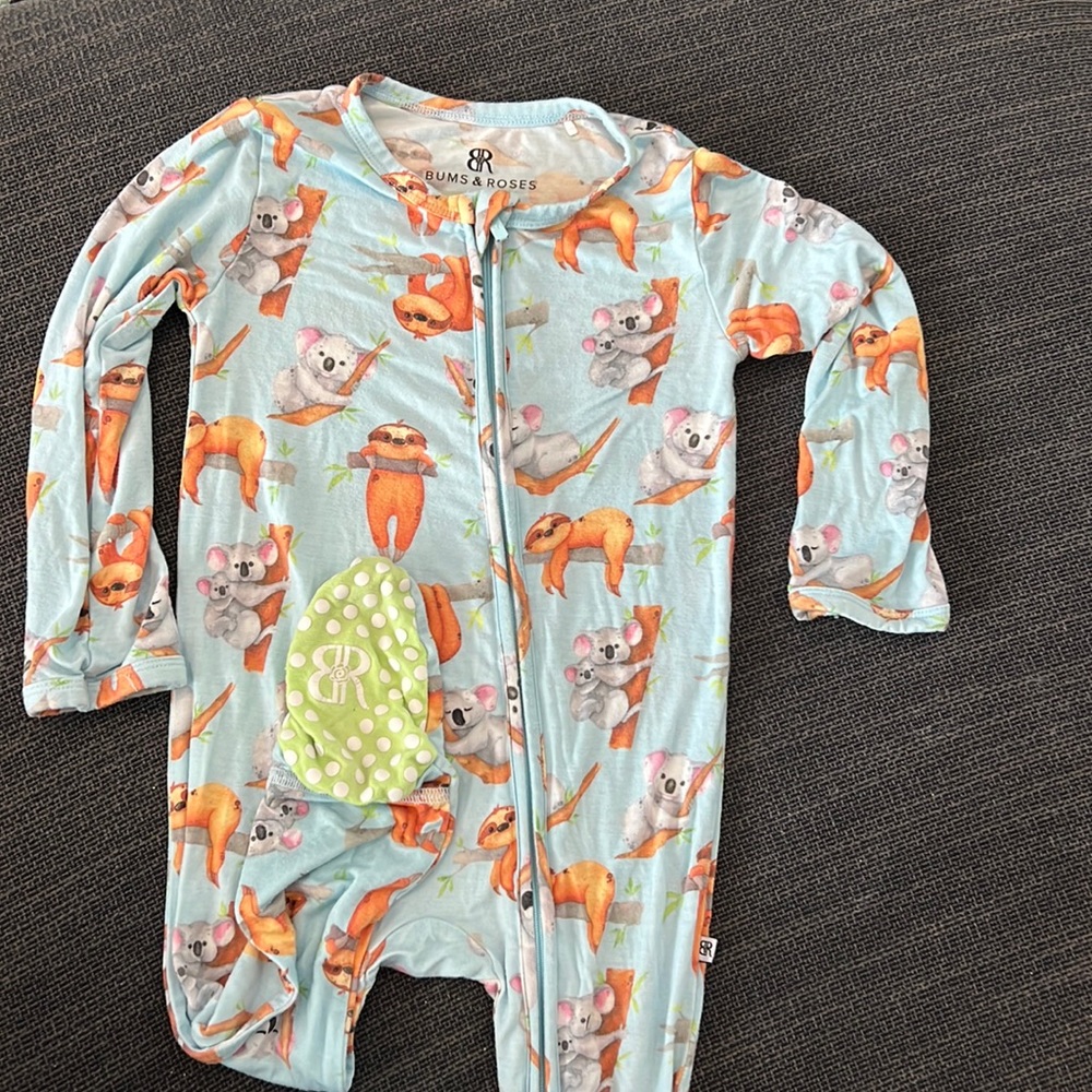Great condition , 2T bums & roses bamboo pajamas.